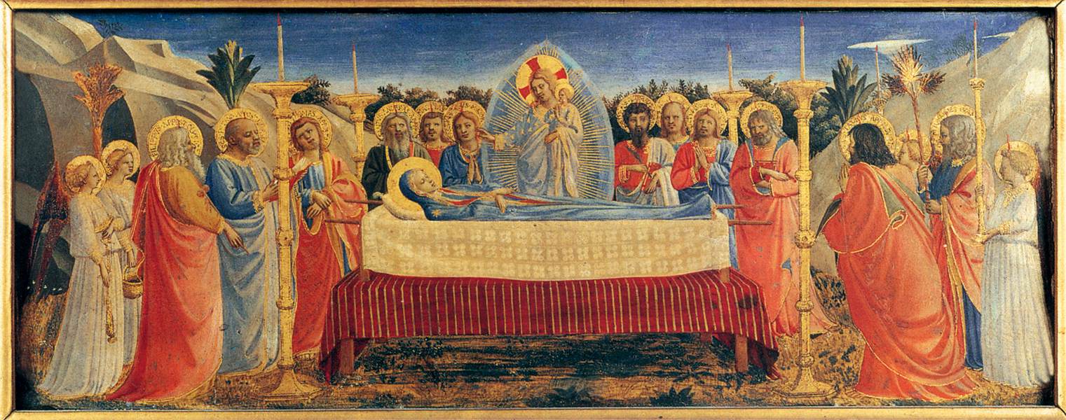 The dormition of the virgin