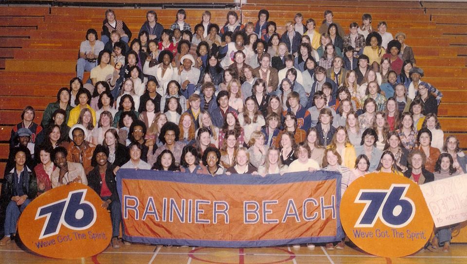 Our class photo just before graduation. Can you make out a familiar face in the fourth row from the top, center?  :-)