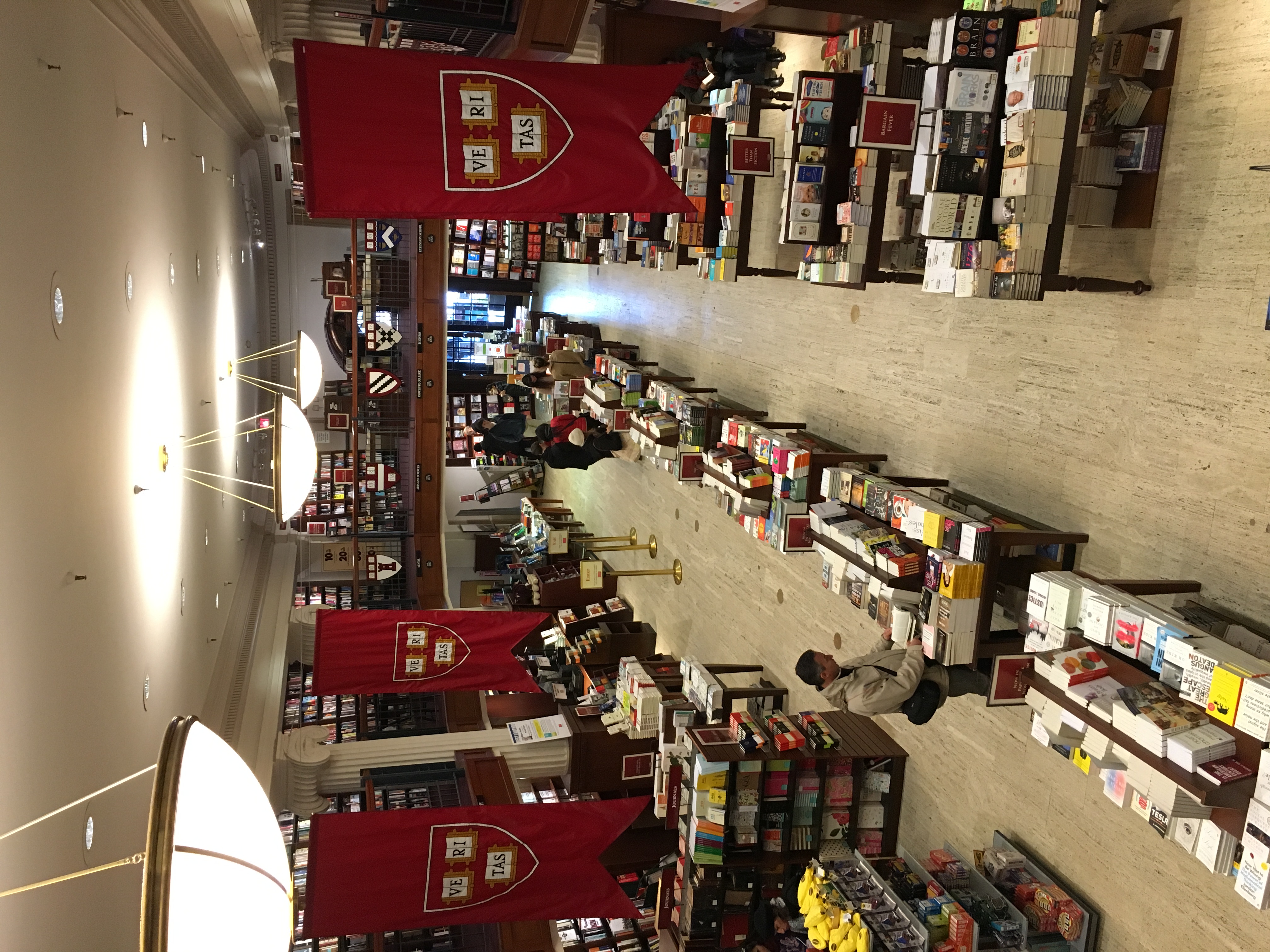 The main floor of the Harvard Coop.