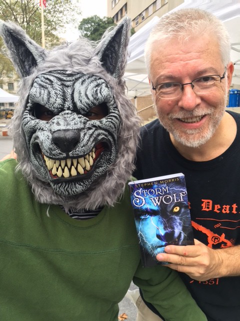 "Alexei" and I close-up at the Brooklyn Book Festival (September 2016)