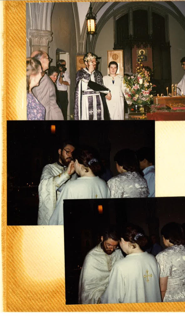 Holy Saturday (1991) at St. Mary Magdalen parish in Lampman Chapel at Union Theological Seminary. (photo courtesy of Alexandra Chistyakova LaCombe)