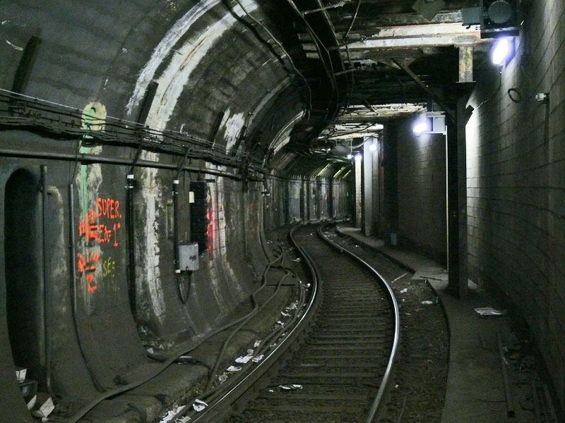 Subway tunnels are prime locations for magical activities requiring darkness -- and grit.